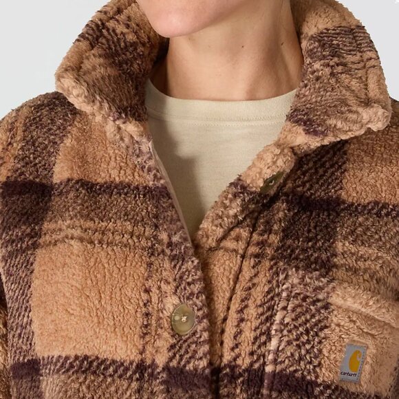 Carhartt Women's Loose Fit Fleece Coat - Picture 5 of 7